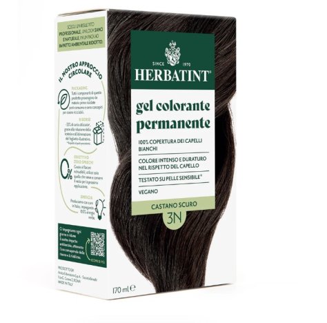 HERBATINT - TINTURA CAPELLI NATURALE SENZA AMMONIACA , 3N-CASTANO SCURO 