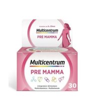 MULTICENTRUM PRE MAMMA - INTEGRATORE MULTIVITAMINICO MULTIMINIERALE , 30 COMPRESSE 
