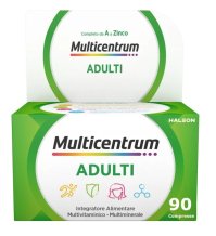 MULTICENTRUM ADUTLI - INTEGRATORE MULTIVITAMINICO MULTIMINIERALE , 90 COMPRESSE 