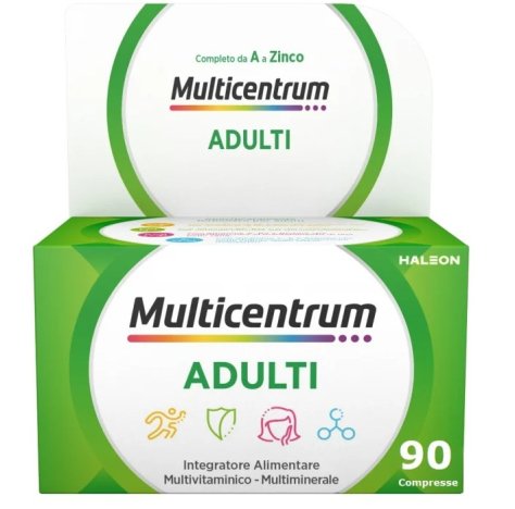 MULTICENTRUM ADUTLI - INTEGRATORE MULTIVITAMINICO MULTIMINIERALE , 90 COMPRESSE 