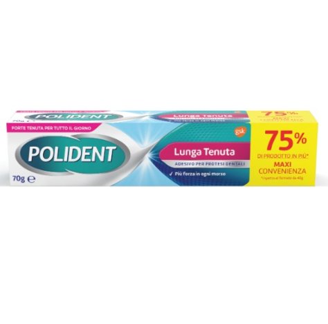 POLIDENT ADESIVO PER PROTESI DENTALI - LUNGA TENUTA 70GR 