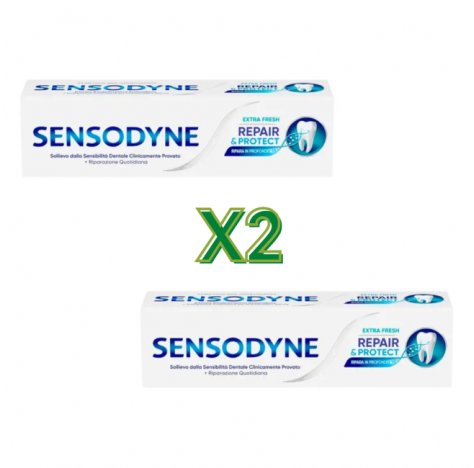 SENSODYNE REPAIR & PROTECT EXTRA FRESH - 2 PEZZI
