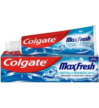 COLAGATE MAX FRESH DENTIFRICIO CON CRISTALLI RINFRESCANTI , MENTA GLACIALE 