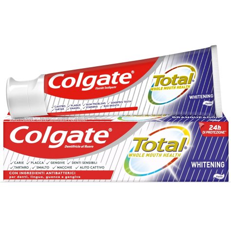 COLGATE TOTAL WHITENING - DENTIFRICIO SBIANCANTE ANTIBATTERICO 75ML