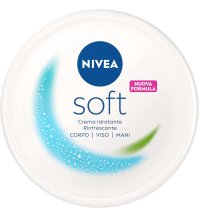 NIVEA SOFT - CREMA IDRATANTE RINFRESCANTE CORPO VISO MANI 