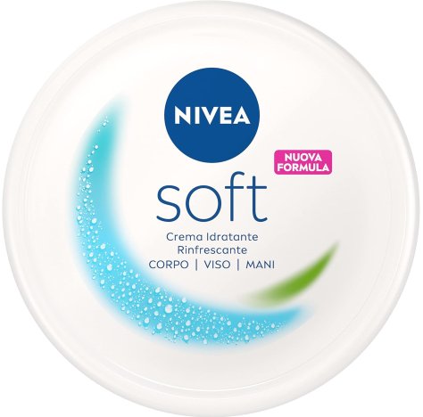 NIVEA SOFT - CREMA IDRATANTE RINFRESCANTE CORPO VISO MANI 