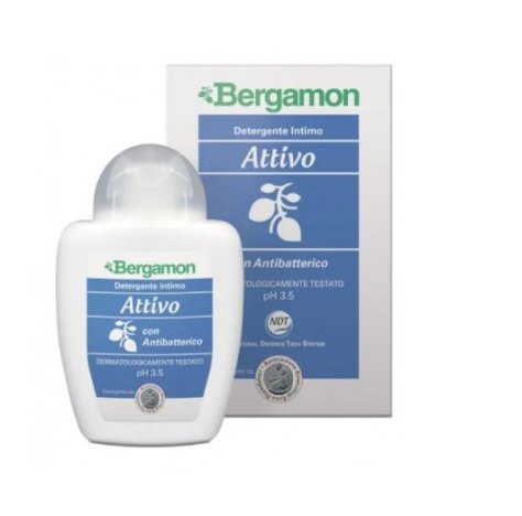 BERGAMON - DETERGENTE INTIMO ATTIVO CON ANTIBATTERICO 200ML