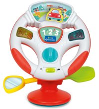 BABY CLEMENTONI - GIRA E GUIDA VOLANTE ATTIVITÀ , 10 + MESI 
