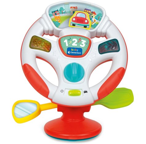BABY CLEMENTONI - GIRA E GUIDA VOLANTE ATTIVITÀ , 10 + MESI 