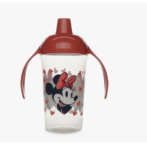 BOTTIGLINA CON BECUCCIO ANTIGOCCIA IN PLASTICA  DISNEY MINNIE - 295ML 10+ MESI 