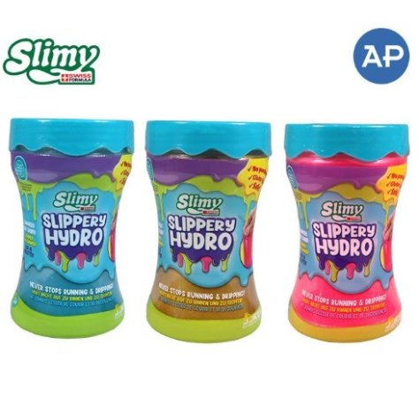SLIMY SLIPPERY HYDRO - SLIME COLORATO con plastilina iridescente