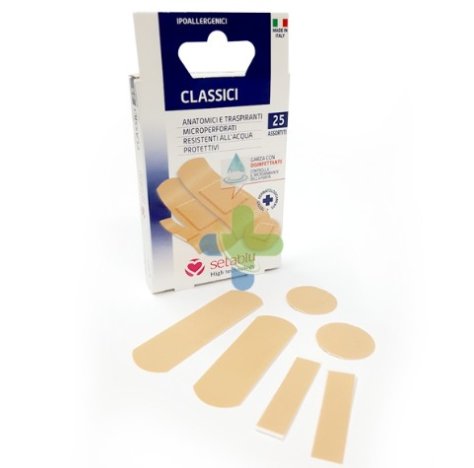 SETA BLU - CEROTTI CLASSICI ANATMOCI 25 PEZZI ASSORTITI 