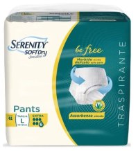 SERENITY SOFT DRY SENSITVE PANTS - MUTANDINE ASSORBENTI EXTRA , TAGLIA L 12 PEZZI 
