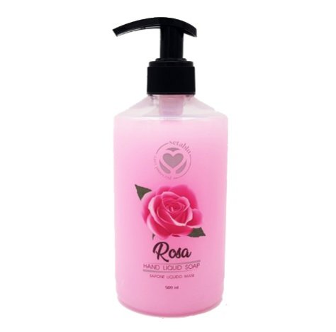 SETA BLU - SAPONE LIQUIDO MANI ROSE , 500 ML 