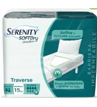 SERENITY SOFT DRY SENSITIVE - TRAVERSA IMPERMEABILE SUPER , 60X90 CM 15 PEZZI 
