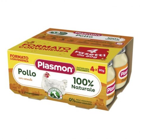 PLASMON - OMOGENIZZATO POLLO , 4X80 GR