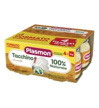 PLASMON - OMOGENIZZATO TACCHINO 4X80 GR 