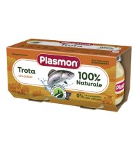 PLASMON - OMOGENIZZATO PESCE , TROTA 2X80 GR 