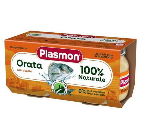 PLASMON - OMOGENIZZATO PESCE , ORATA 2X80 GR 6+ MESI 