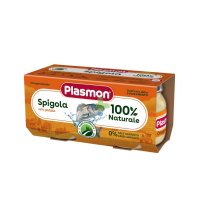 PLASMON - OMOGENIZZATO PESCE , SPIGOLA 2X80 GR  6+ MESI 