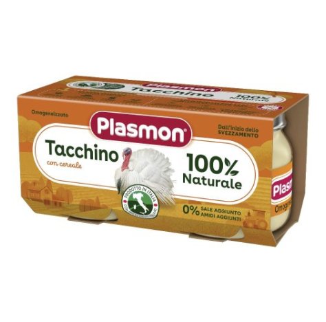 PLASMON - OMOGENIZZATO TACCHINO 2X80 GR 4+ MESI 