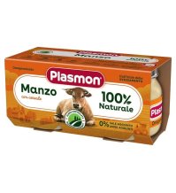 PLASMON - OMOGENIZZATO MANZO 2X80 GR 4+ MESI 