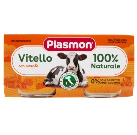 PLASMON - OMOGENIZZATO VITELLO 2X80 GR 4+ MESI 