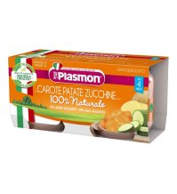 PLASMON - OMOGENIZZATO VERDURE , CAROTE PATATE E ZUCCHIE 2X80 GR 4+ MESI 