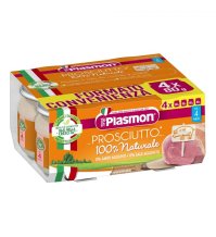 PLASMON - OMOGENIZZATO PROSCIUTTO 6+ MESI 4X80 GR 