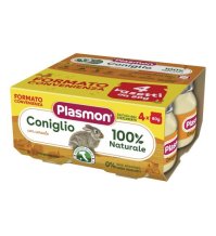 PLASMON - OMOGENIZZATO CONIGLIO 4X80 GR 4+ MESI