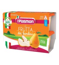 PLASMON - OMOGENIZZATO ALLA FRUTTA LA MERENDA , PERA 6+ MESI ( 4X100 GR)