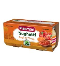 PLASMON - OMOGENIZZATO I SUGHETTI , RAGÙ DI MANZO 10+ MESI ( 2X80 GR )