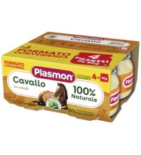 PLASMON - OMOGENIZZATO CAVALLO 6+ MESI  ( 4X80 GR )