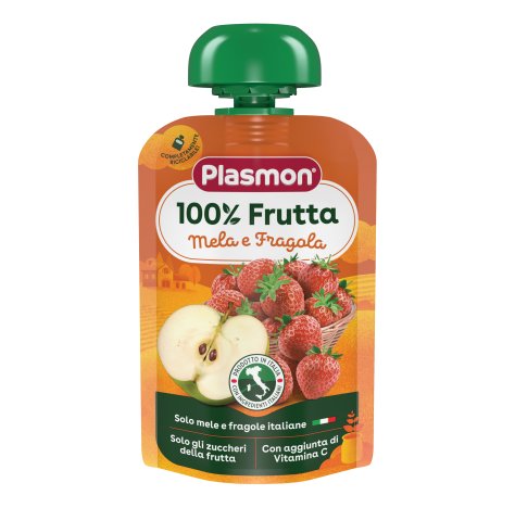 PLASMON - FRUTTA DA BERE MELA FRAGOLA , 100 GR 
