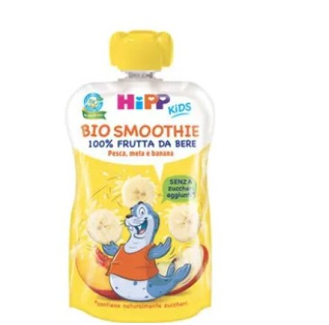 HIPP BIO - SMOOTHIES FRUTTA DA BERE , Pesca Mela  e Banana 