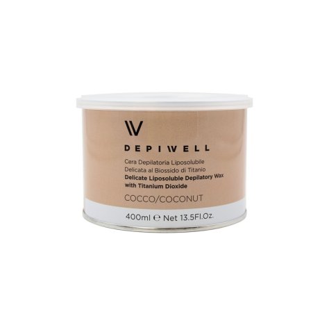 DEPIWELL - CERA DEPILAZIONE LIPOSOLUBILE , Cocco 400ML 