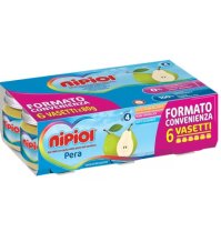 NIPIOL - OMOGENIZZATO ALLA FRUTTA PERA , 4+ MESI ( 6X80 GR ) 