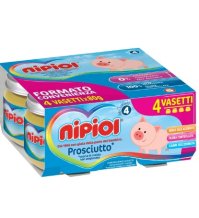 NIPIOL - OMOGENIZZATO PROSCIUTTO 4+ MESI ( 4X80 GR )