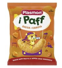 PLASMON - PAFF ZUCCA  E CAROTE , PATATINE PER BAMBINI 12+ MESI 