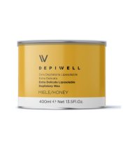 DEPIWELL - CERA DEPILAZIONE LIPOSOLUBILE , Miele 400ML 