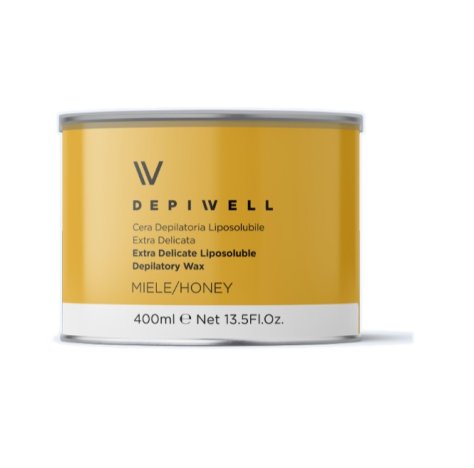 DEPIWELL - CERA DEPILAZIONE LIPOSOLUBILE , Miele 400ML 