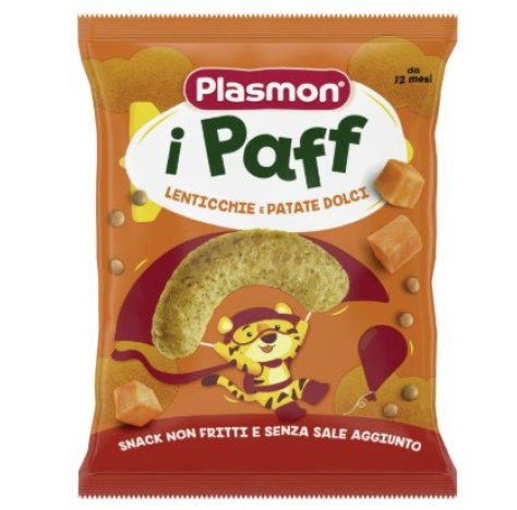 PLASMON - PAFF LENTICCHIE E PATATE DOLCI , PATATINE PER BAMBINI 12+ MESI 