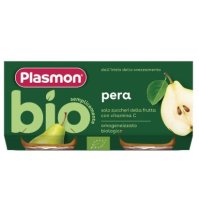PLASMON BIO  - OMOGENIZZATO FRUTTA PERA  , 4+ MESI ( 2X80GR ) 