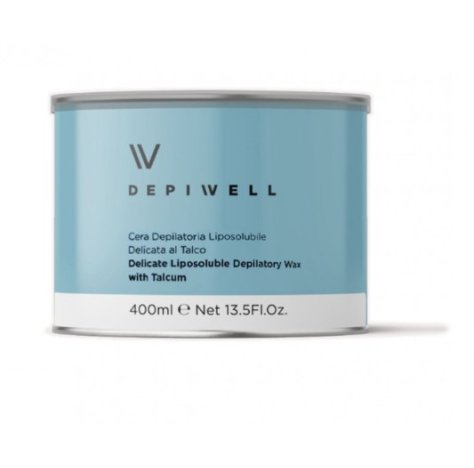DEPIWELL - CERA DEPILAZIONE LIPOSOLUBILE , Talco 400 ML