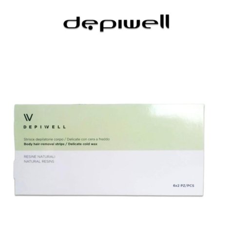DEPIWELL - STRISCE DEPILATORIE CORPO , 6 Pezzi 