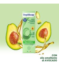 DEPILSOAP - CREMA DEPILATORIA CORPO CON OLIO EMOLLIENTE DI AVOCADO