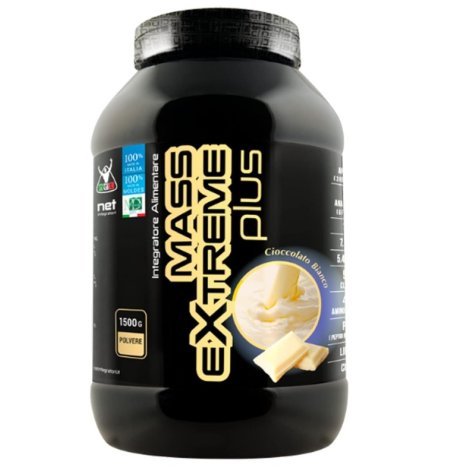 NET - PROTEINE MASS EXTREME PLUS CIOCCOLATO BIANCO 1500GR 