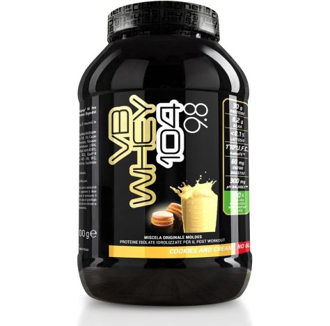 NET - VB WHEY 104 9.8 , PROTEINE COOKIES AND CREAM  900GR 