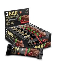 NET - 2 BAR PROTEIN BAR CRUNCHY , BARRETTA PROTEICA 2X30GR CIOCCOLATO E CILIEGIA 