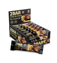 NET - 2 BAR PROTEIN BAR CRUNCHY , BARRETTA PROTEICA 2X30GR BURRO D'ARACHIDI 